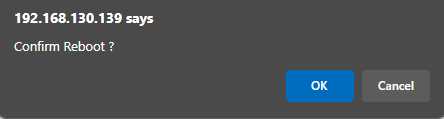 Reboot Warning