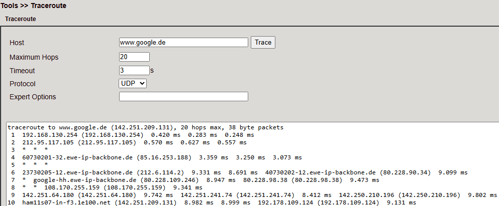 Traceroute