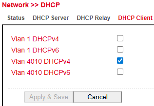 DHCP Client