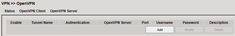 OpenVPN Client Config