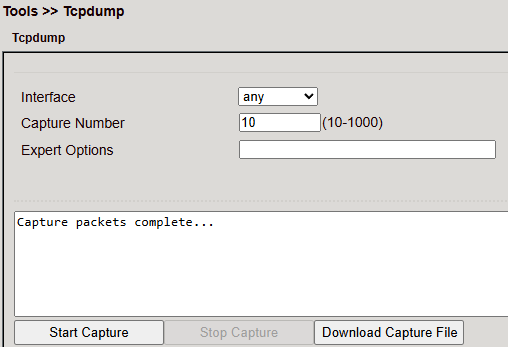 Tcpdump
