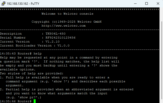 CLI Help