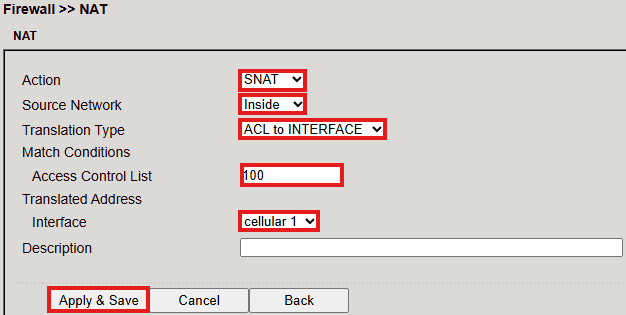 SNAT Rule